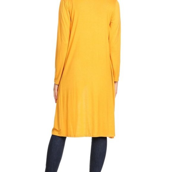 Solid Colors Duster Cardigan - Picture 14 of 16